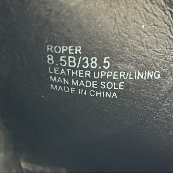 Cecelia New York  Roper Cutout Mule Heel Boho Western Style Black Leather Sz 8.5 - Picture 10 of 16